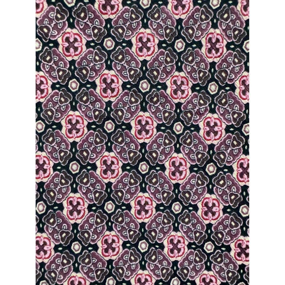 New York & Company Pink Purple Geometric Floral Medallion Chiffon Midi Skirt M - Picture 5 of 6